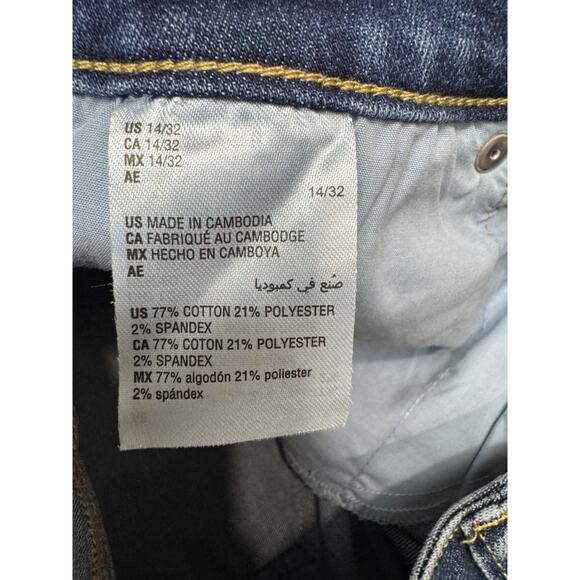 NWT I.N.C. International Concepts Jeans Skinny Curvy Mid-Rise Blue Size 14 / 32 - Picture 9 of 11